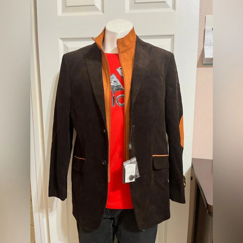 Linea Uomo Brown Corduroy Jacket